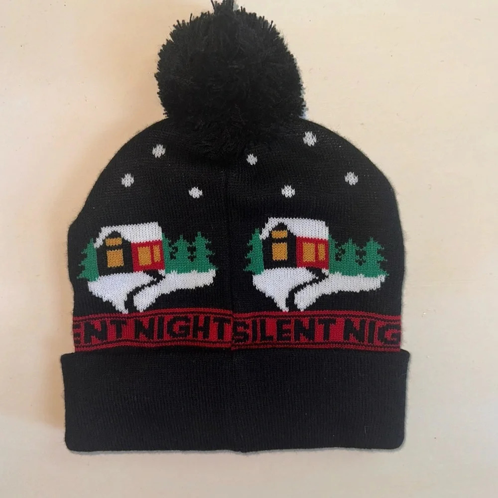 Capella New York Christmas‎ LED Light Up Hat New With Tags Silent Night NEW FUN!